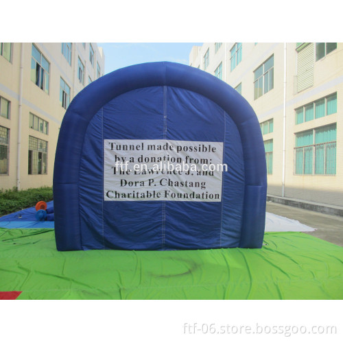 2015 new fashioned Inflatable helmet tunnel / football helmet tunnel